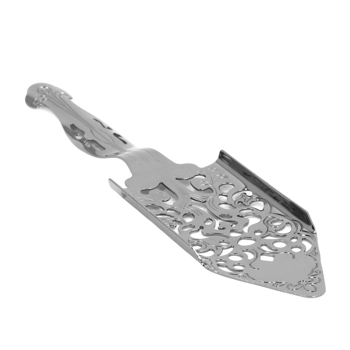Absinthe Filter Spoon Stainless Steel Hollow Wormwood Cocktail Spoon Sugar Cube Filte Spoon for Bartending Silver