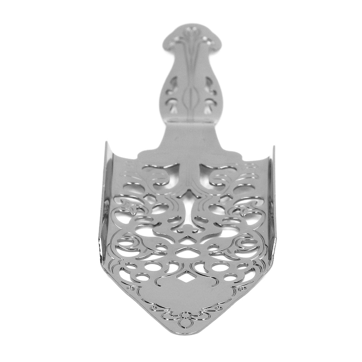 Absinthe Filter Spoon Stainless Steel Hollow Wormwood Cocktail Spoon Sugar Cube Filte Spoon for Bartending Silver