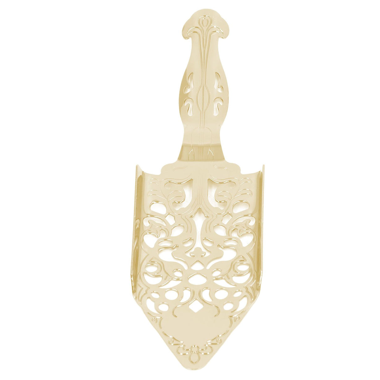 Absinthe Filter Spoon Stainless Steel Hollow Wormwood Cocktail Spoon Sugar Cube Filte Spoon for Bartending Gold