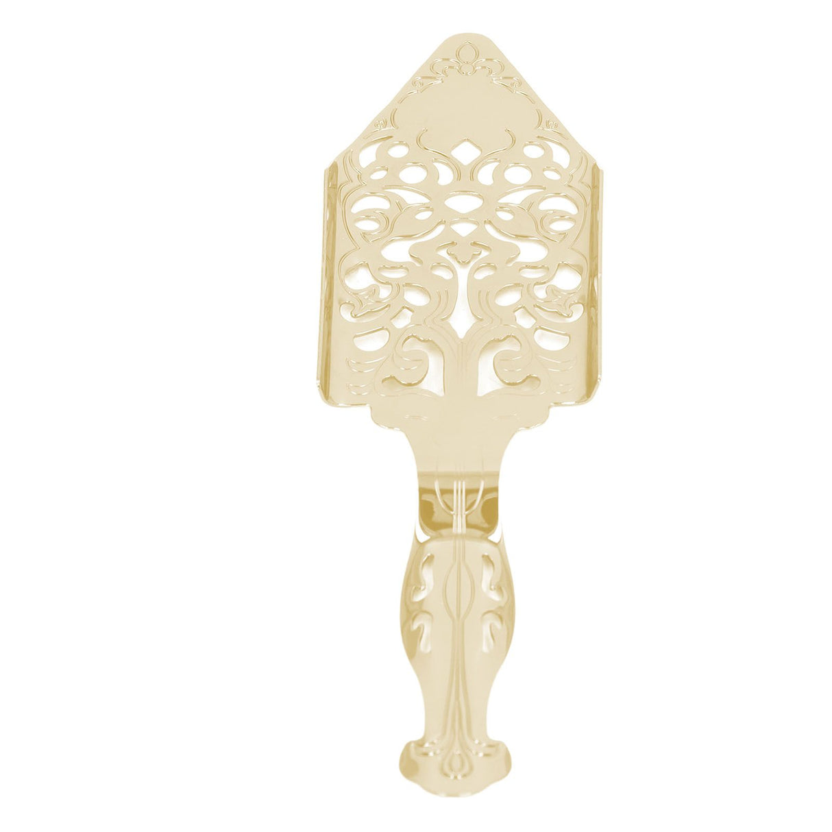 Absinthe Filter Spoon Stainless Steel Hollow Wormwood Cocktail Spoon Sugar Cube Filte Spoon for Bartending Gold