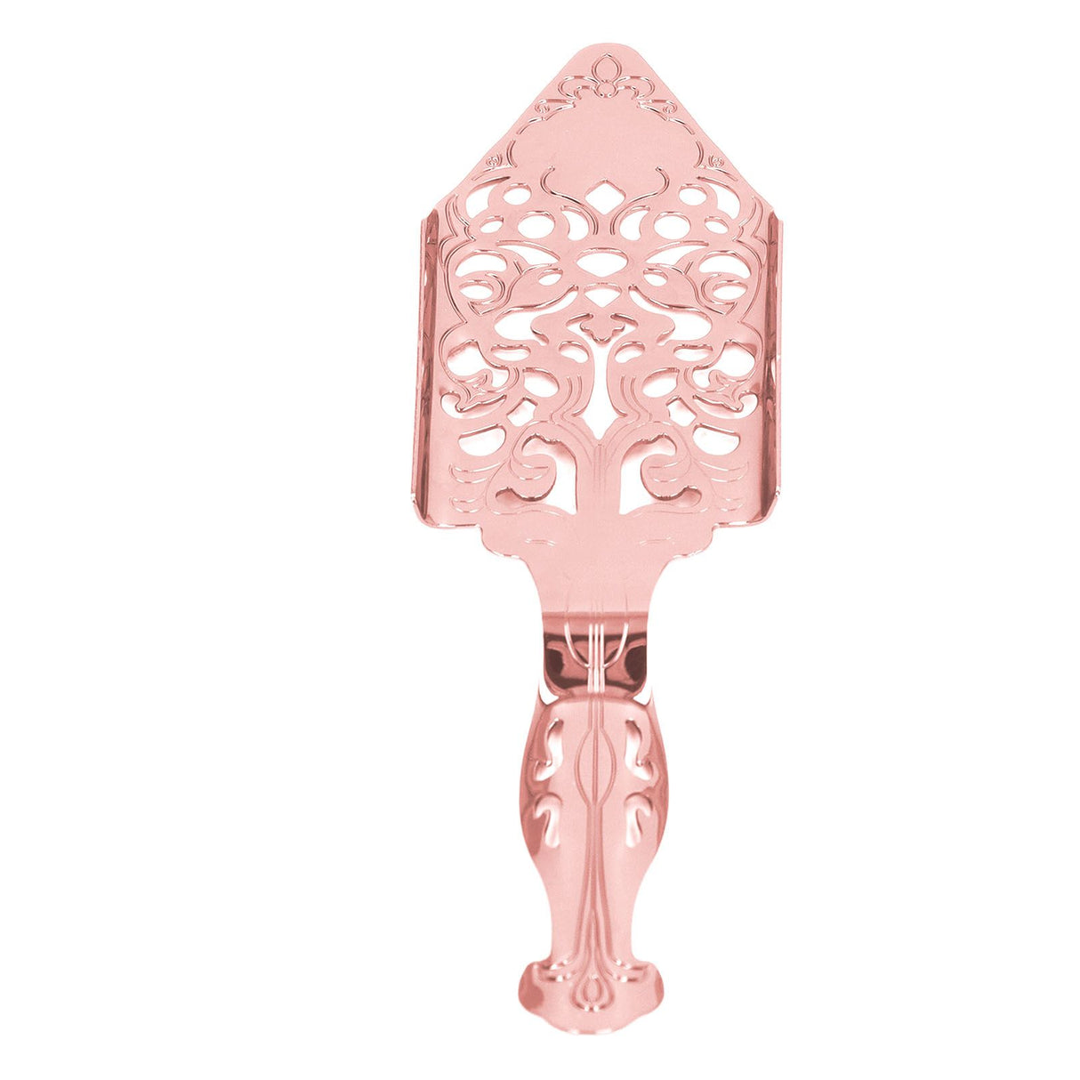 Absinthe Filter Spoon Stainless Steel Hollow Wormwood Cocktail Spoon Sugar Cube Filte Spoon for Bartending Rose Gold