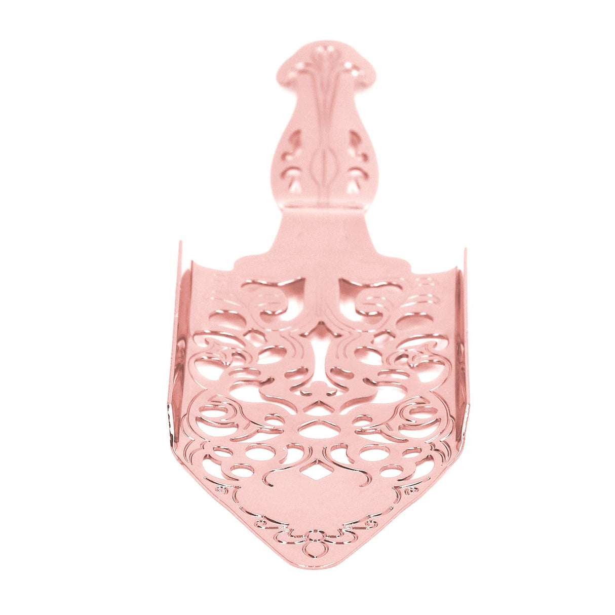 Absinthe Filter Spoon Stainless Steel Hollow Wormwood Cocktail Spoon Sugar Cube Filte Spoon for Bartending Rose Gold