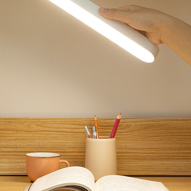 Dorm Reading Light USB LED Eyes Protection Touch Switch Cabinet Closet Rechargeable Night Light White 26cm/10.24in