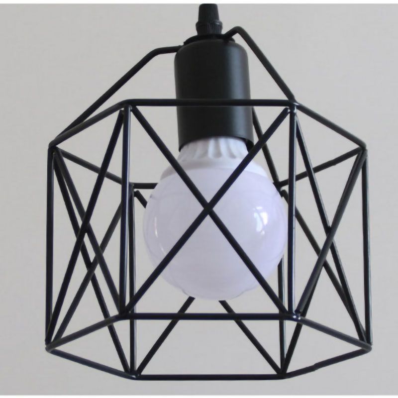 Pendant Light Modern Simple Style Industrial Robust Small Chandelier Hanging Light for Bedroom Aisle Single Head No Bulb