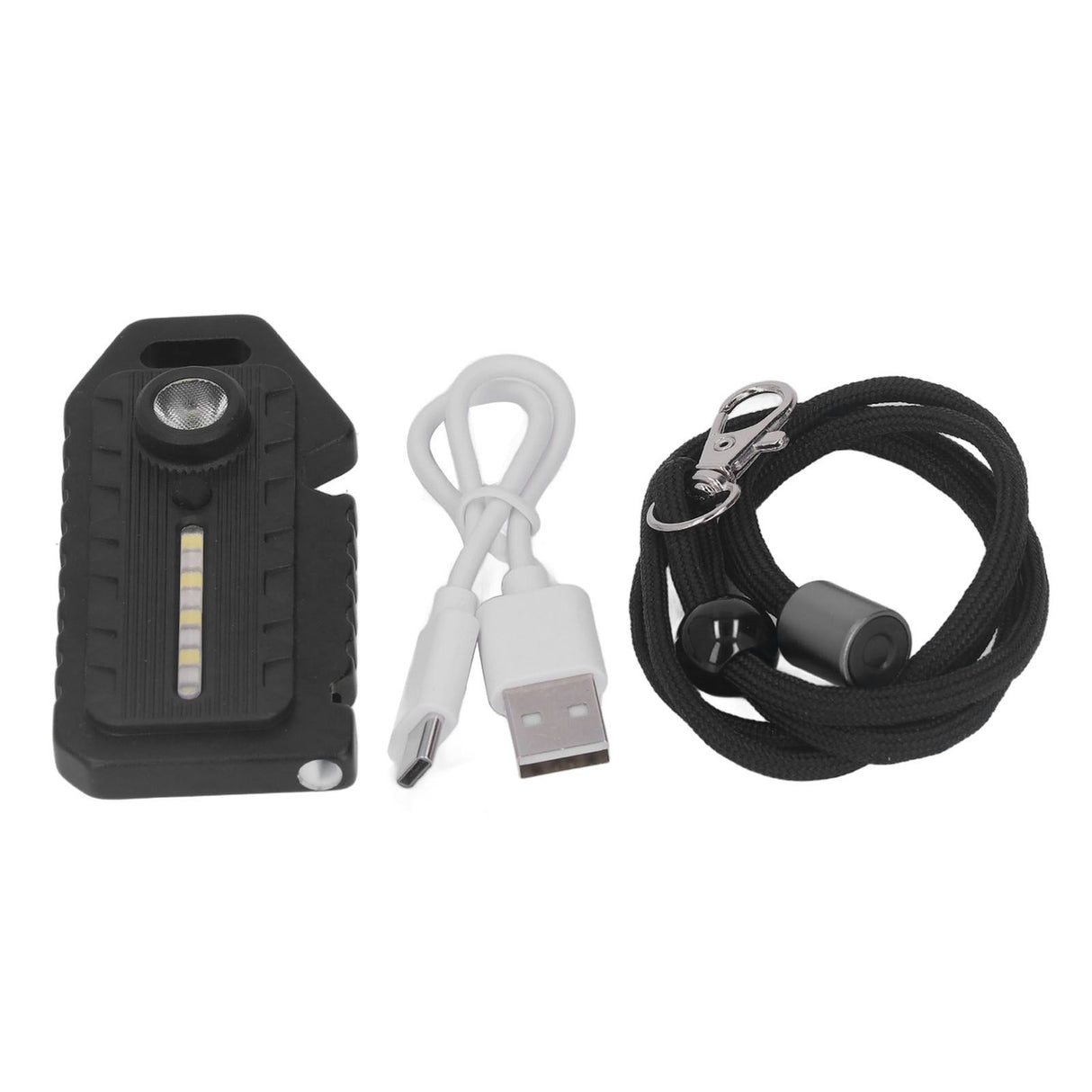Pocket Flashlight Multifunction Keychain Flashlights Waterproof Whistle Emergency Light with Multiple Lighting Modes
