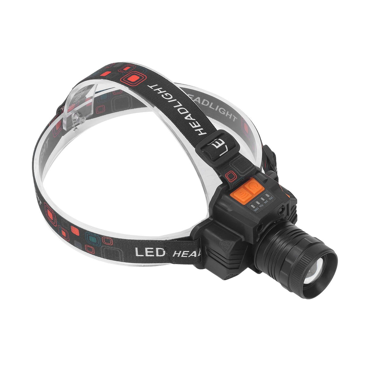 Head Lamp USB Rechargeable 3 Light Modes LED Lens 1500lm Head Flashlight for Emergency Camping Fishing