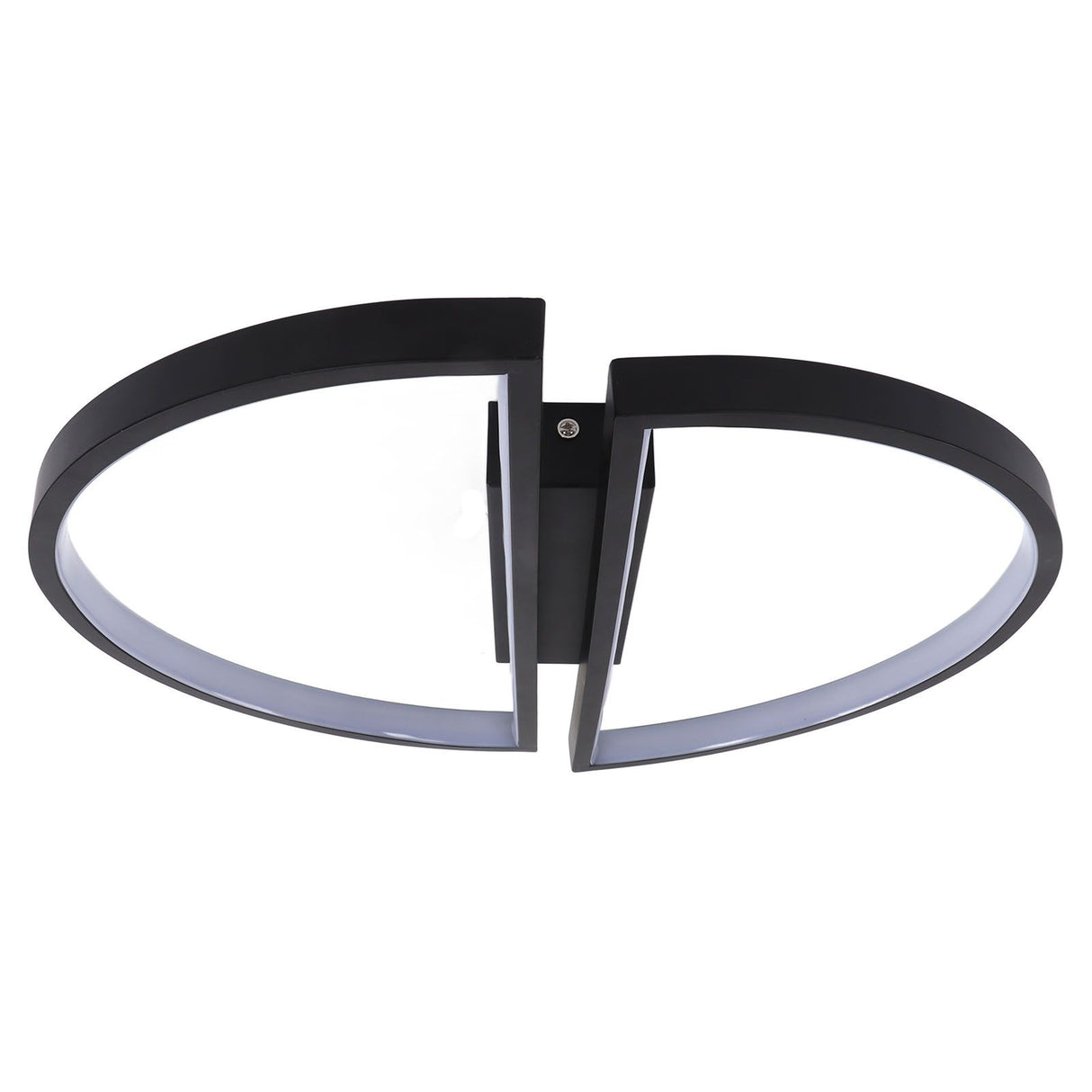 Semicircle Ceiling Light Semicircle Design Simple Style Warm Light Durable Metal LED Ceiling Light for Bedroom Kitchen