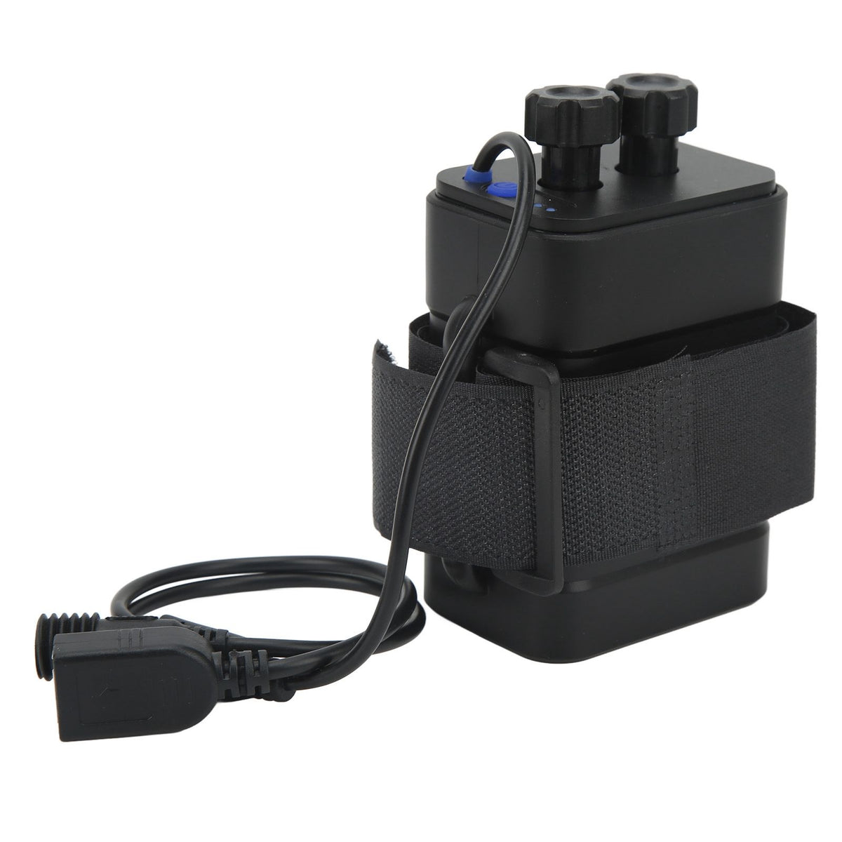 Battery Charge Case Box ABS Waterproof 8.4V for 6pcs 18650 Lithium Batteries USB DC Two Ports with Cable for Outdoor Traveling Camping