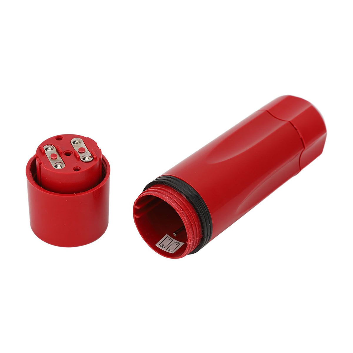 LED Flashlight Wall Mounted High Brightness Battery Powered Small Emergency Flashlight for Hotel Home Red