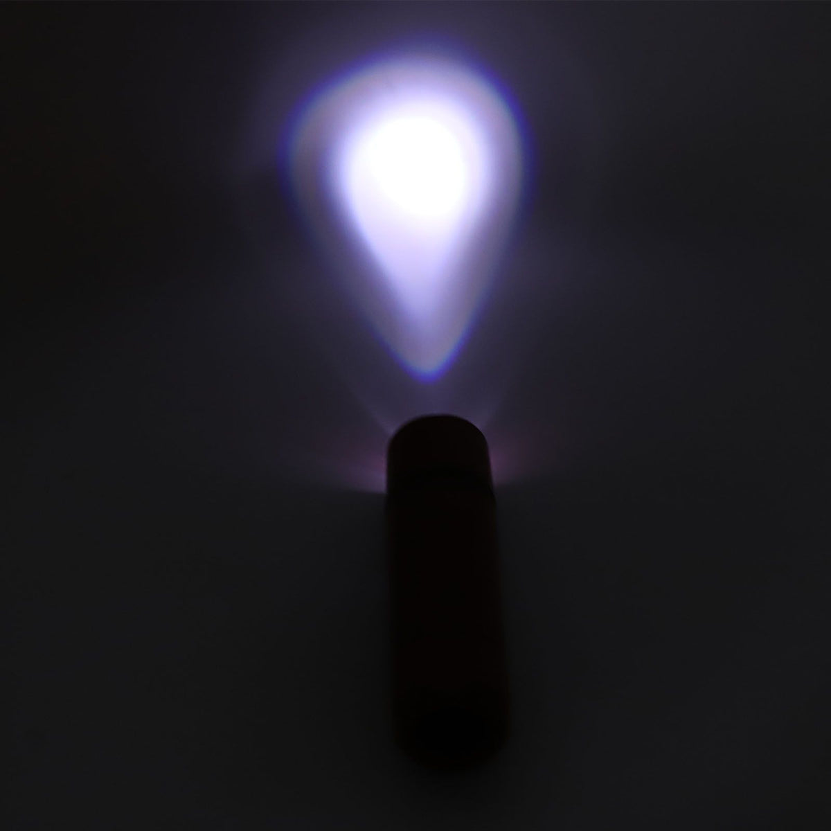 LED Flashlight Wall Mounted High Brightness Battery Powered Small Emergency Flashlight for Hotel Home Red