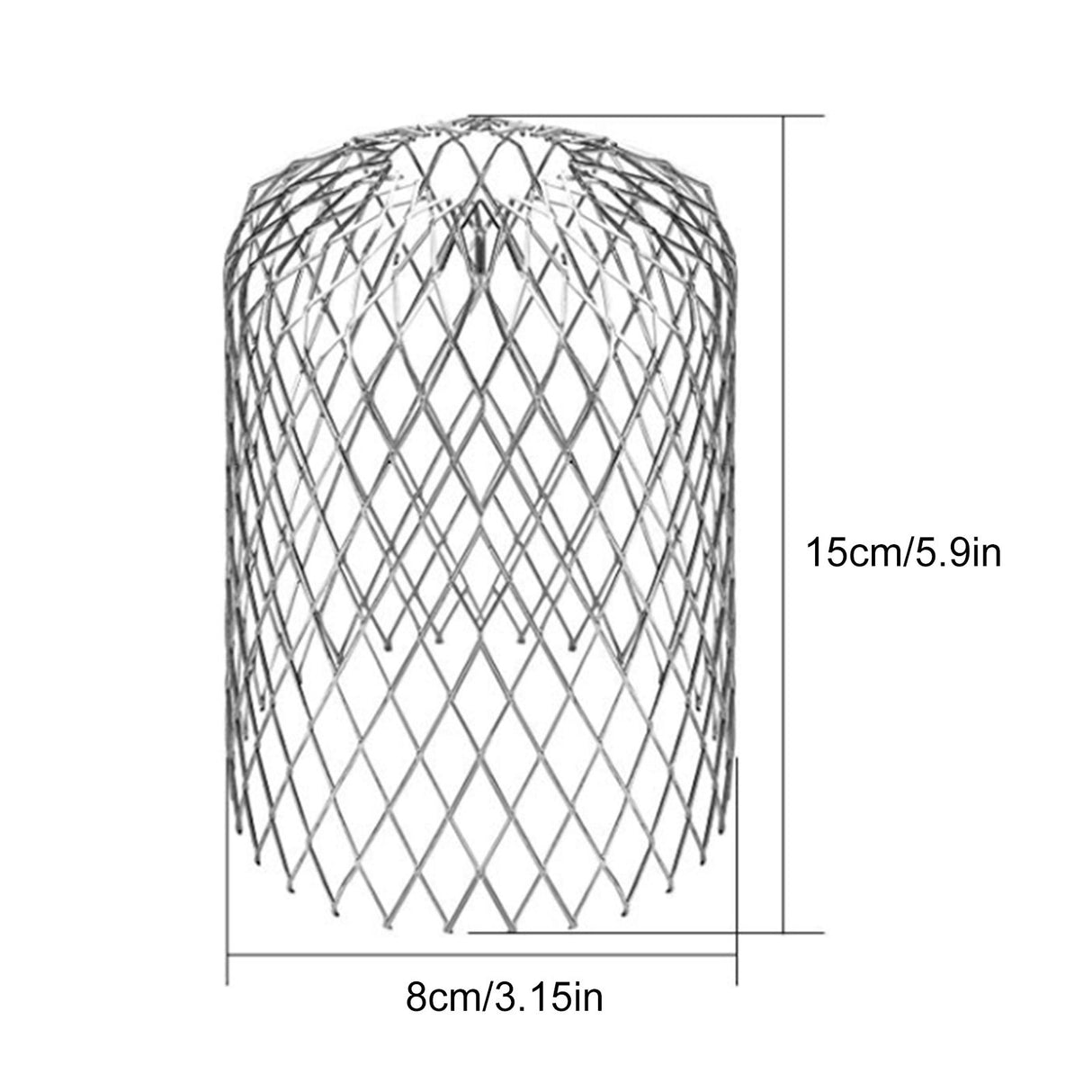 Lightweight Aluminum Gutter Guard Strainer Mesh Gutter Downspout Guard for Leaf Rain Filter