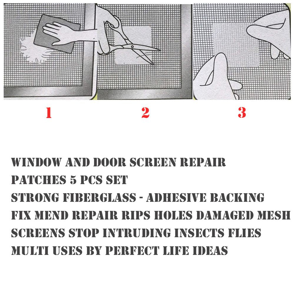 Screen Door Repair Stickers Home Curtains Fill Hole Network Window Screens Anti Mosquito Repair Tablets Mosquito Net