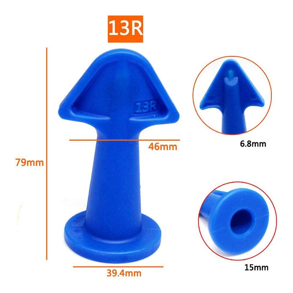 4 pcs Caulking Tool Sealant Finishing Tools Rubber Caulking Finisher Nozzle for Kitchen Bathroom Window Tiles Bricks