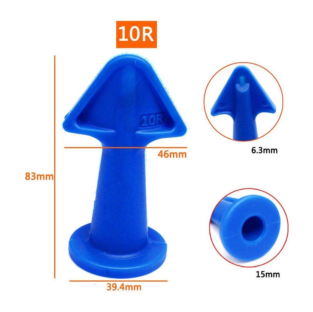 4 pcs Caulking Tool Sealant Finishing Tools Rubber Caulking Finisher Nozzle for Kitchen Bathroom Window Tiles Bricks