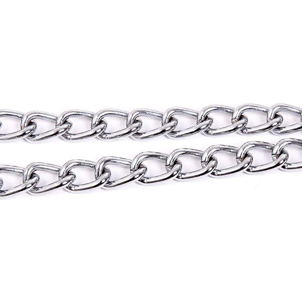 1 pcs Pets Double Head Dog Leash Aluminum Alloy Twin Lead Traction Belt Pets Chains for Walking Two Dogs(40cm)