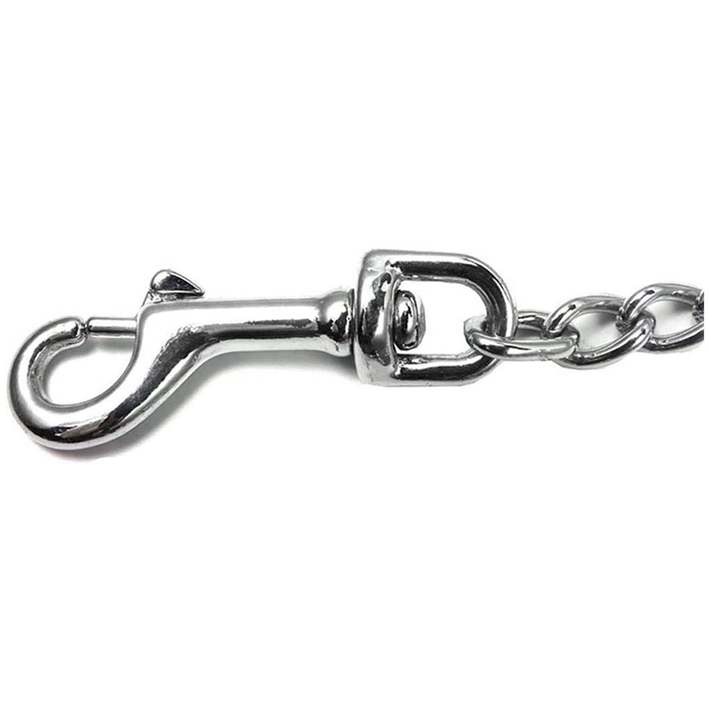 1 pcs Pets Double Head Dog Leash Aluminum Alloy Twin Lead Traction Belt Pets Chains for Walking Two Dogs(40cm)