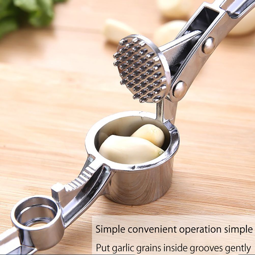 Multifunctional Garlic Press Mincer Ginger Crusher Peeler Squeezer Garlic Presser Professional Food Props