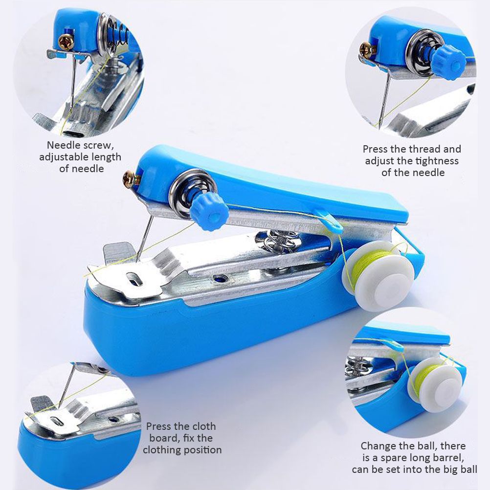 Random Color Mini Sewing Machine Portable Handmade Sewing Machine