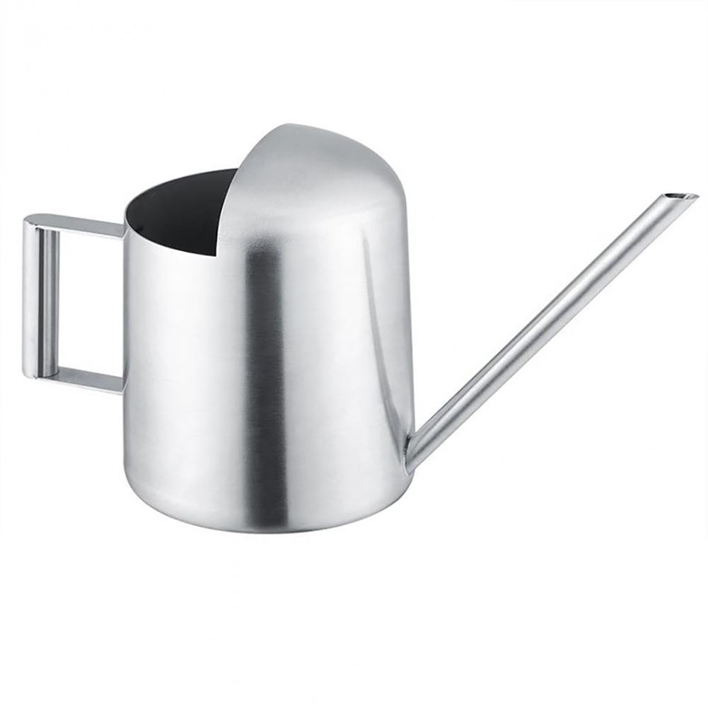 300ml Stainless Steel Watering Kettle with Semi Open Top Indoor Watering Pot