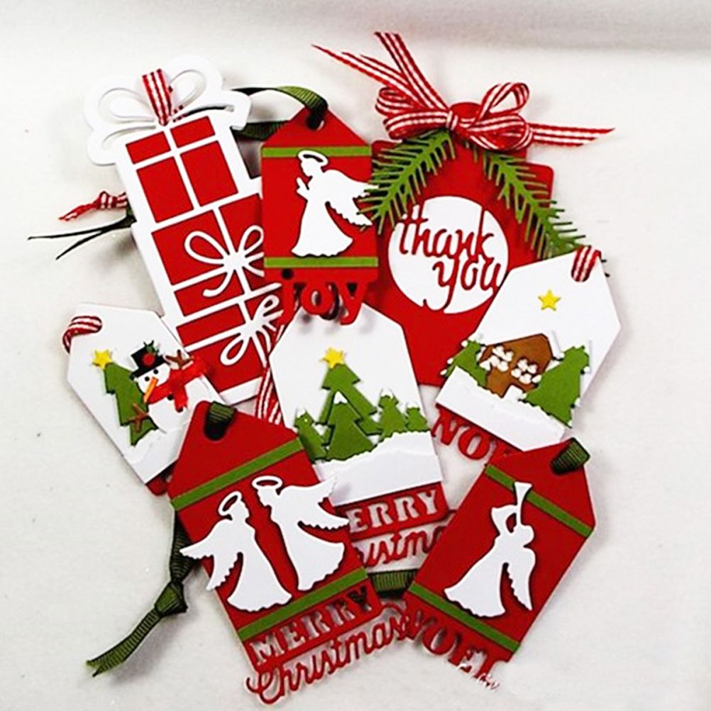 Christmas Carbon Steel Cutting Dies Craft Die Cuts for Card Making and Scrapbooking