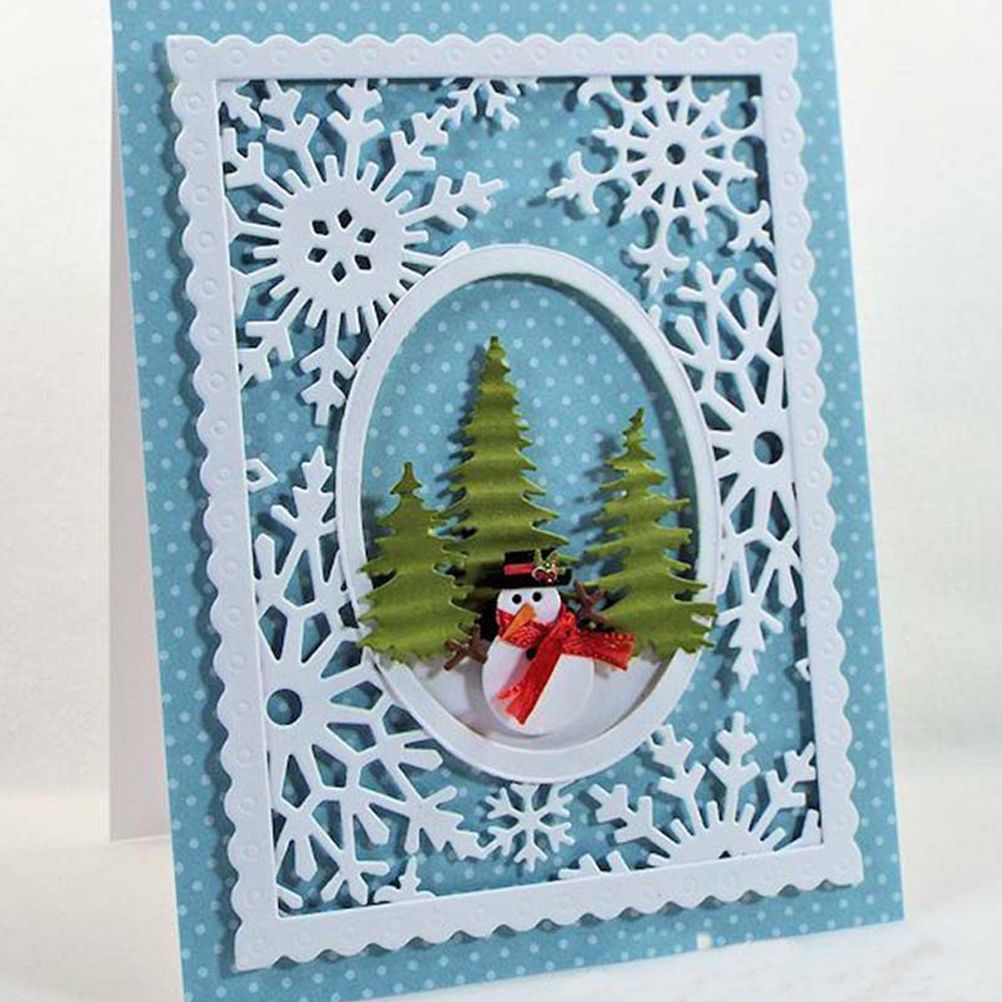 Christmas Carbon Steel Cutting Dies Craft Die Cuts for Card Making and Scrapbooking