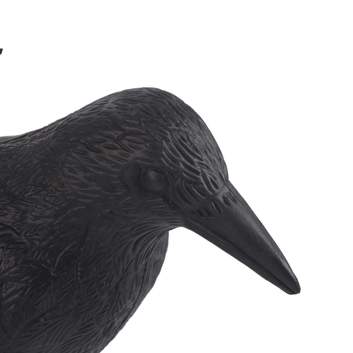 Bird Scarecrow Fake Plastic Crow Black Feathered Crows Bird Repellent for Outdoor Garden Yard