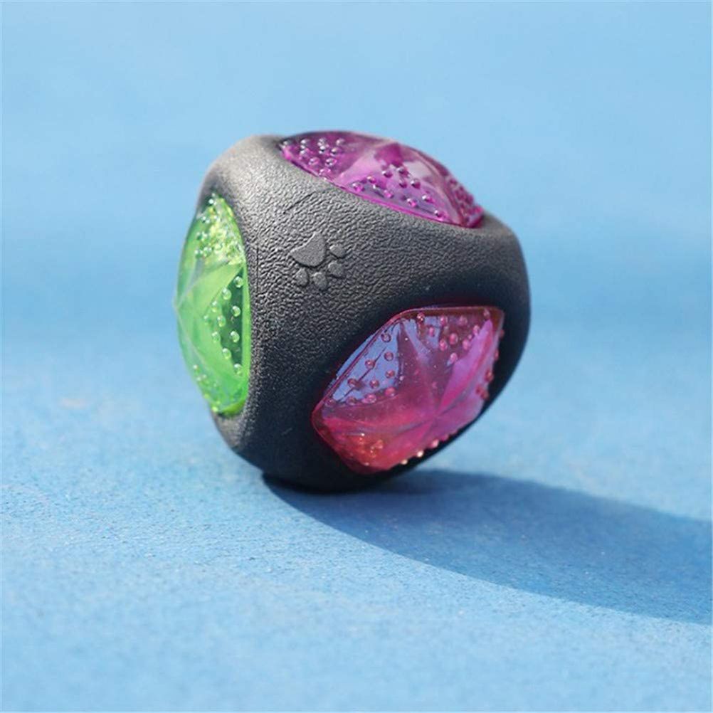 Rubber Dog Ball Puppy Bite Resistant Ball Dental Care Toy for Pet Molar Training Ball
