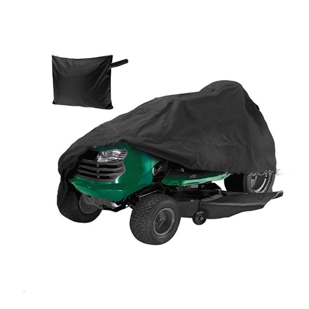 Outdoors Lawn Mower Cover Tractor Cover Riding Lawn Mower Cover with Drawstring and Storage Bag