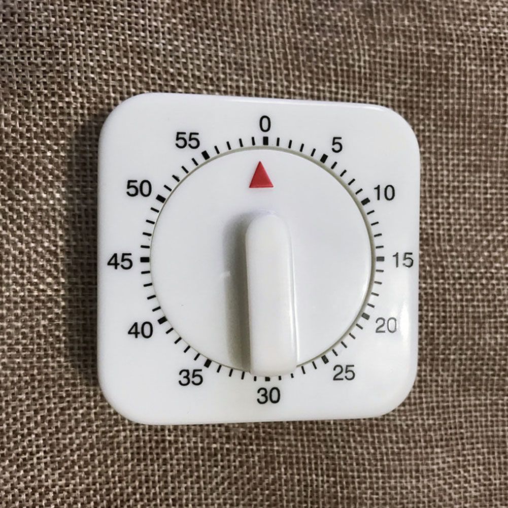 Mini Mechanical Timer 1Hr/60Min Game Count Down Counter Alarm Kitchen Cooking Tool