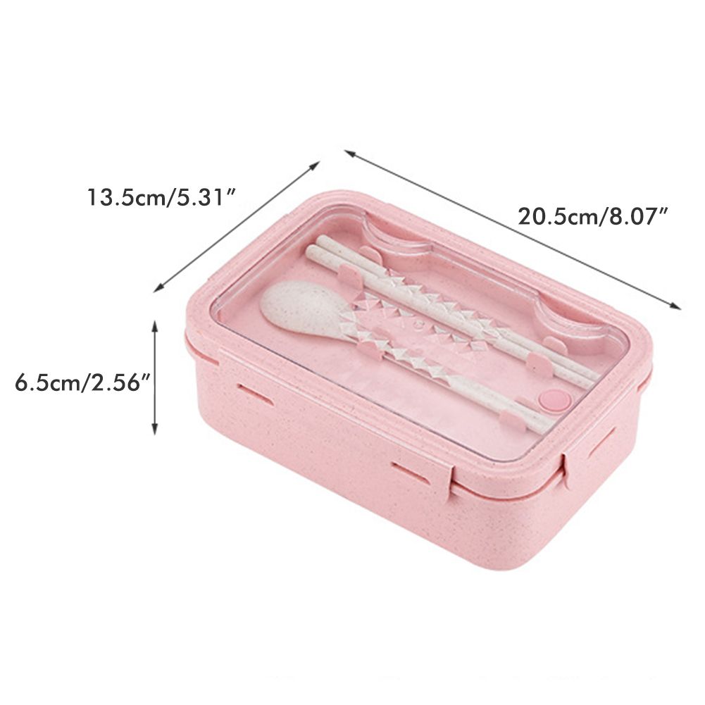 Lunch Boxes Bento Boxes Leakproof Lunch Boxes for Microwave Bento Lunch Boxes with 3 Compartments and Tableware