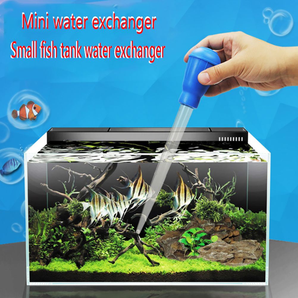 Fish Tank Water Changer Measuring Pipette Cleaning Pipette with Dropper Liquid for Aquariums