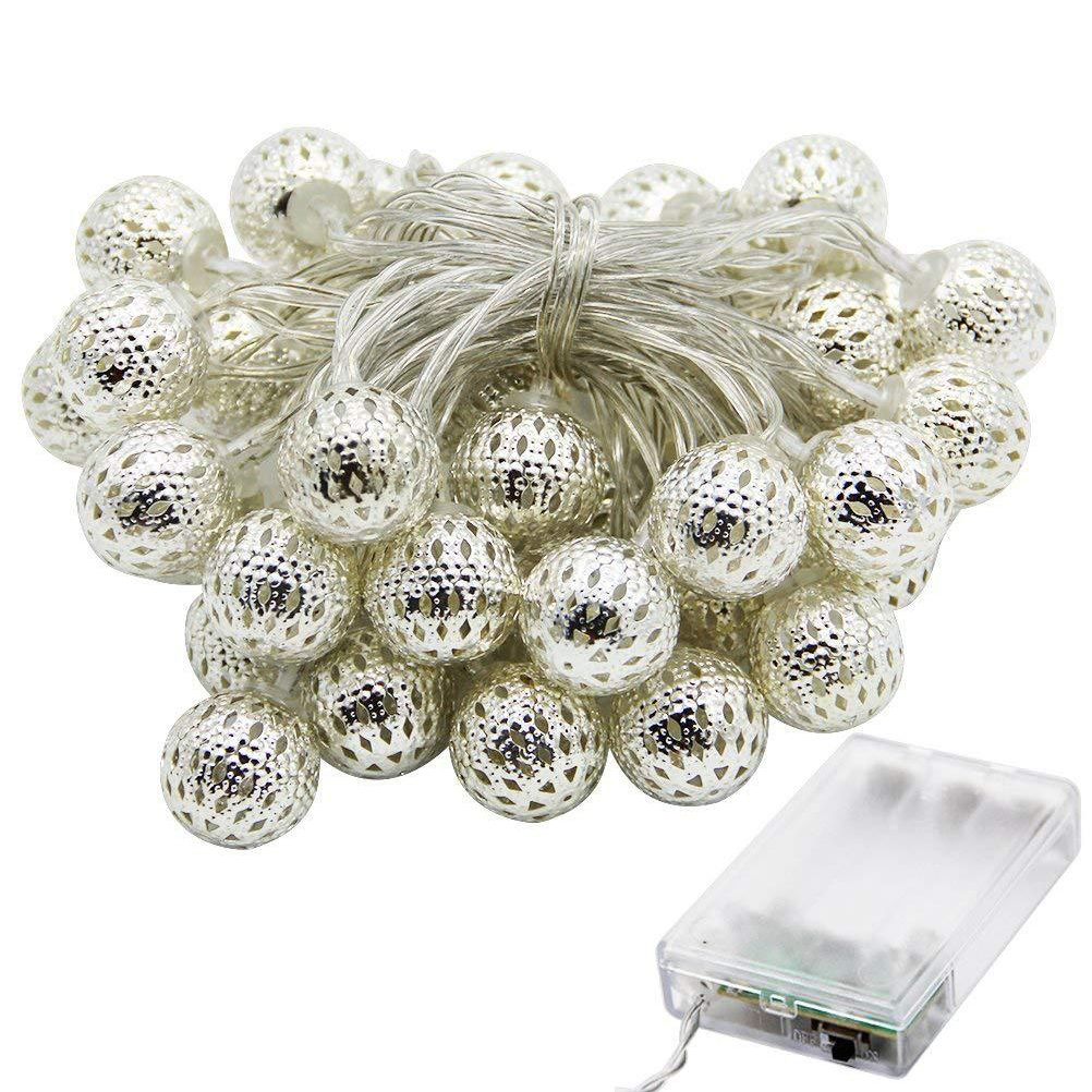 Moroccan Balls Light String 30 LEDs Fairy Light Battery Powered Decorative Light String