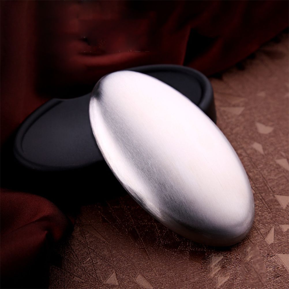 Stainless Steel Soap Eliminating Odor Smell Remover Oval Shape Chef Soap Hand Eliminating