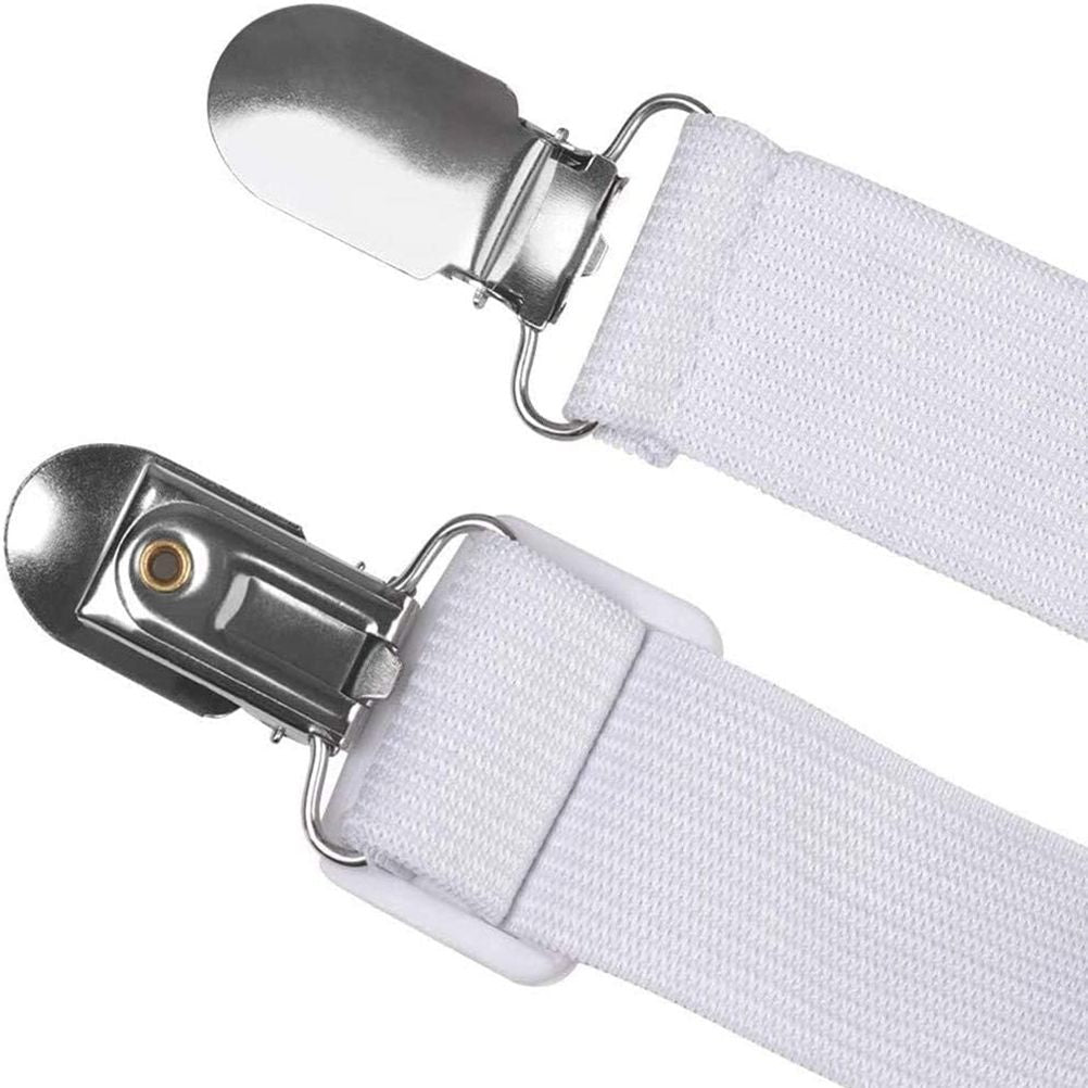 8pcs Bed Sheet Clip Adjustable Mattress Suspenders Clip Elastic Bed Holder Fastening Straps for Bed Sheets Sofa Covers