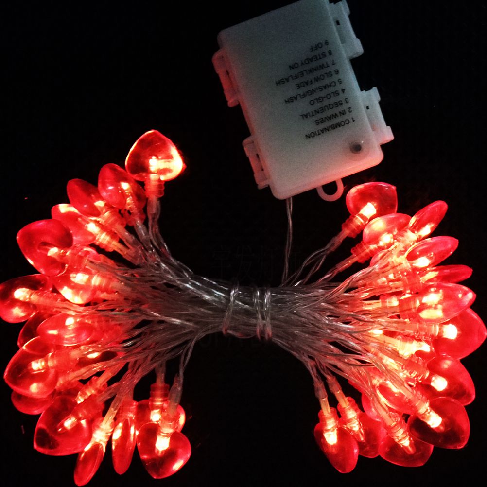 Heart Shaped String Light Valentine's Day LED String Light DIY Decorative Light