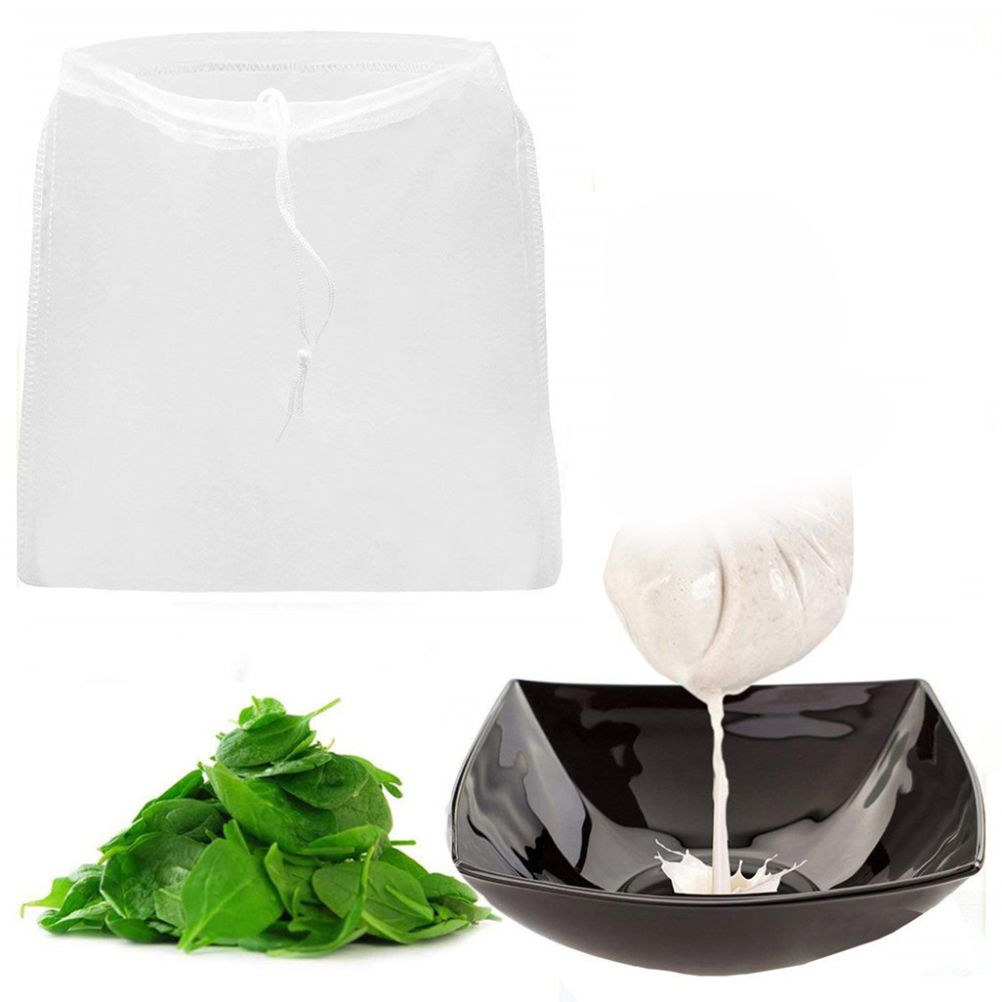 100 Grit Nylon Mesh Filter Bag Tea Fruit Juice Coffee Wine Nylon Mesh Net Strain Liquid Filter Bag Kitchen Accessories