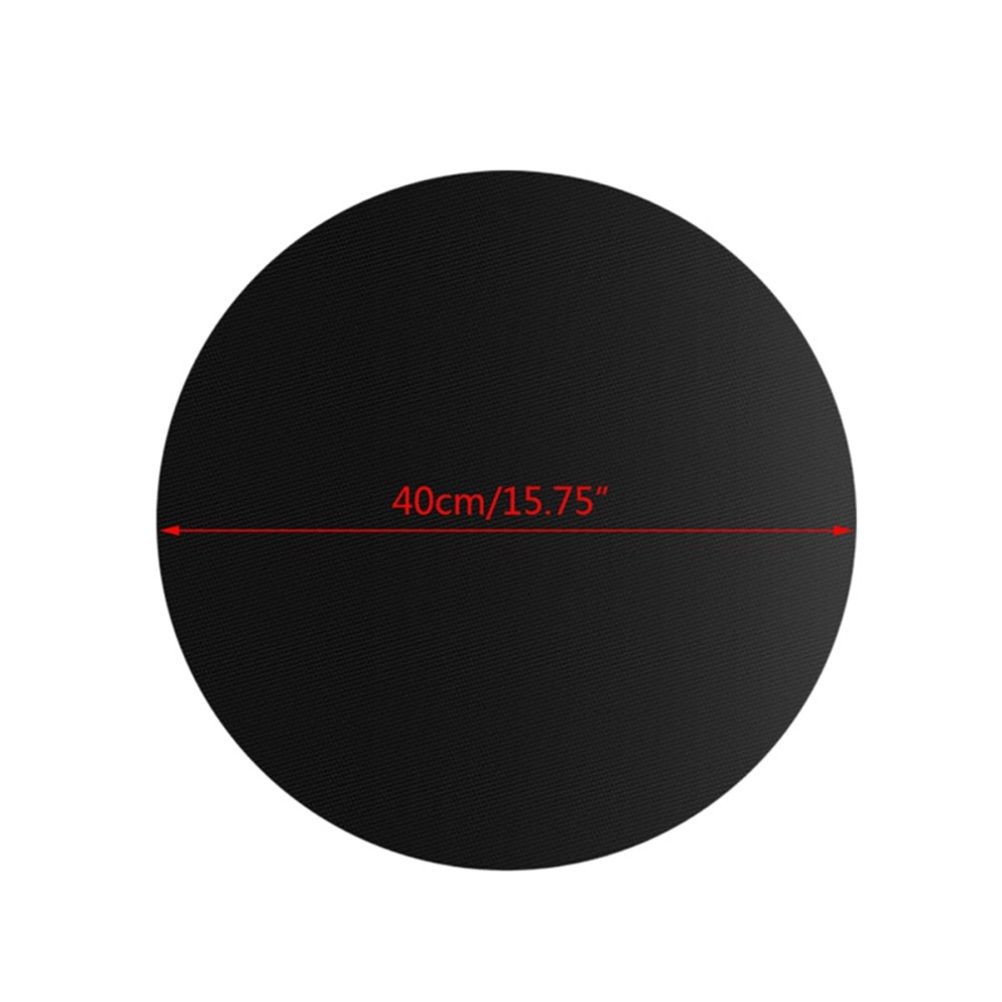 2 PCS Reusable Non Stick 40cm Round Barbecue Grill Matte Baking Mat