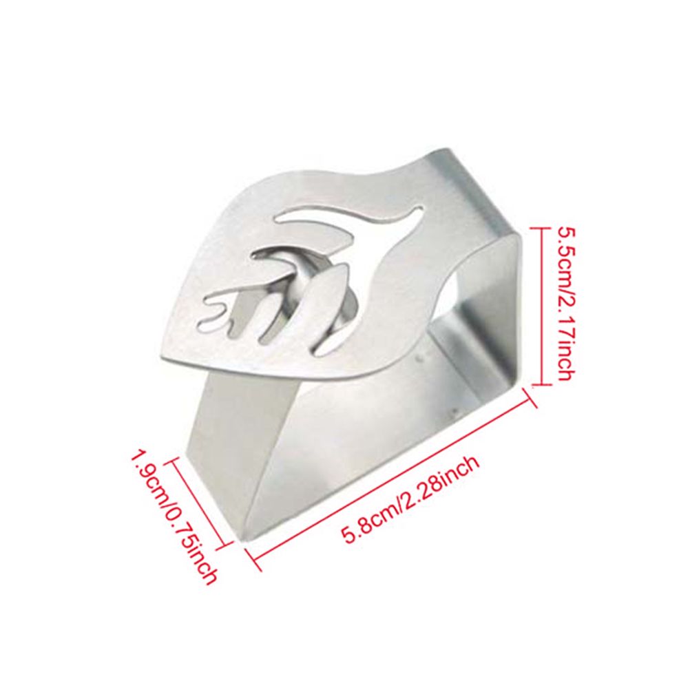 4Pcs Stainless Steel Tablecloth Clips Adjustable Table Cloth Holder Clamps for Home Wedding Party Picnic