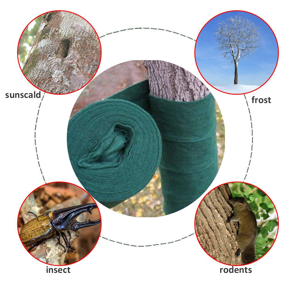 Tree Wrap Breathable Fabric Tree Protector Winter Tree Guards Tree Protective Wrap