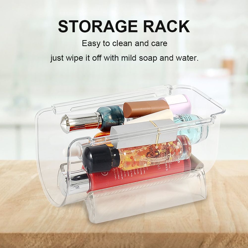 Clear Wine Bottle Organizers Stackable Plastic Wine Rack Holder for Kitchen Countertops Pantry Fridge