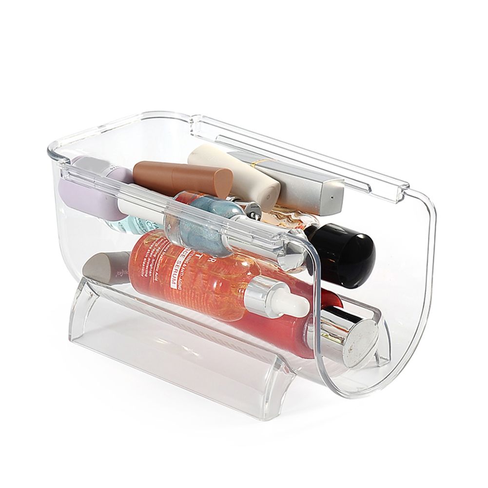 Clear Wine Bottle Organizers Stackable Plastic Wine Rack Holder for Kitchen Countertops Pantry Fridge