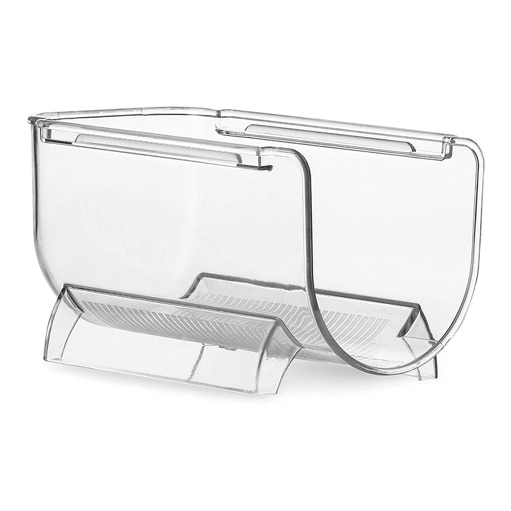 Clear Wine Bottle Organizers Stackable Plastic Wine Rack Holder for Kitchen Countertops Pantry Fridge