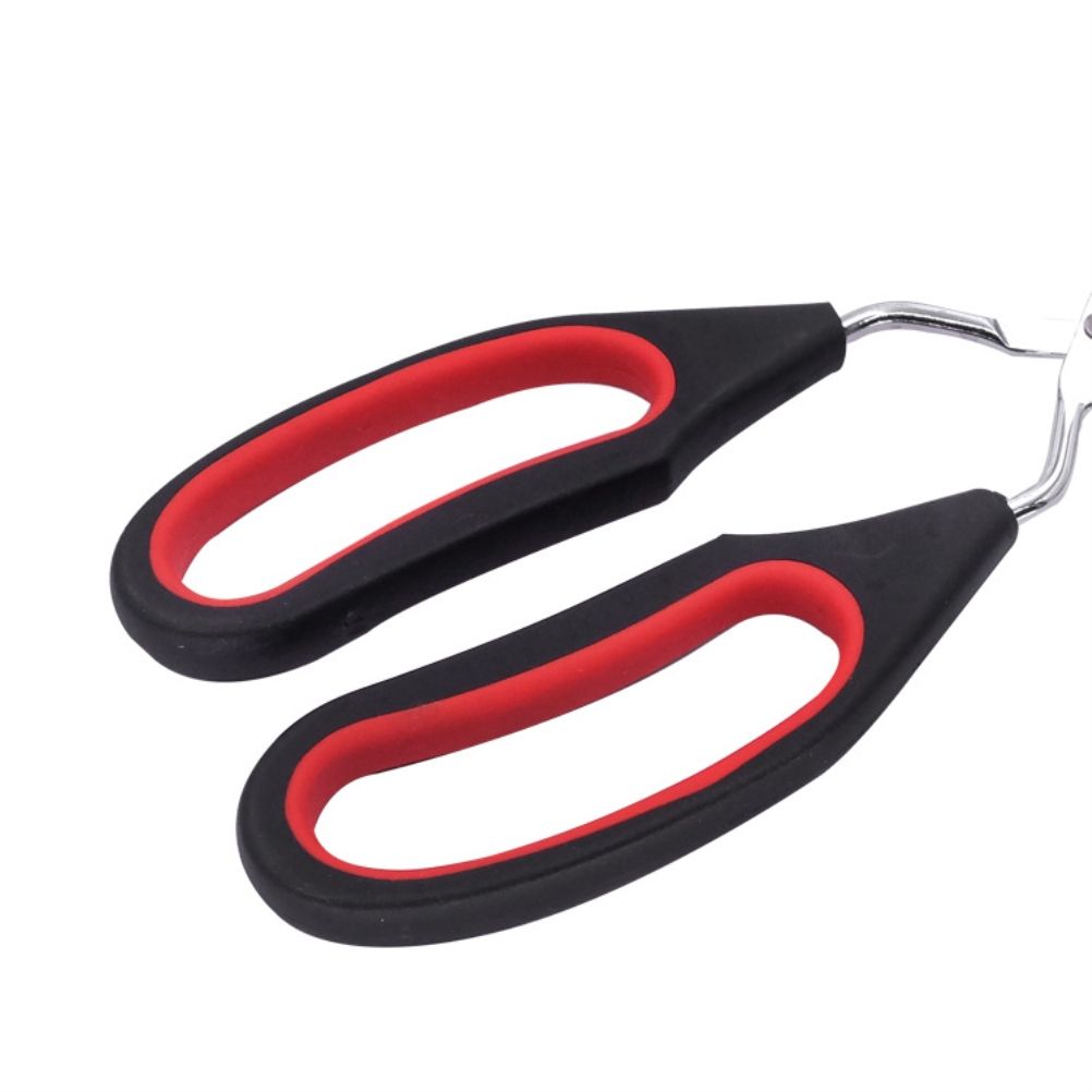 3PCS Scissor Tongs 12Inch/ 11Inch/ 9Inch Barbecue Scissor Tong Stainless Steel Tongs with Plastic Silicone Kitchen Baking Grilling Wire Tongs