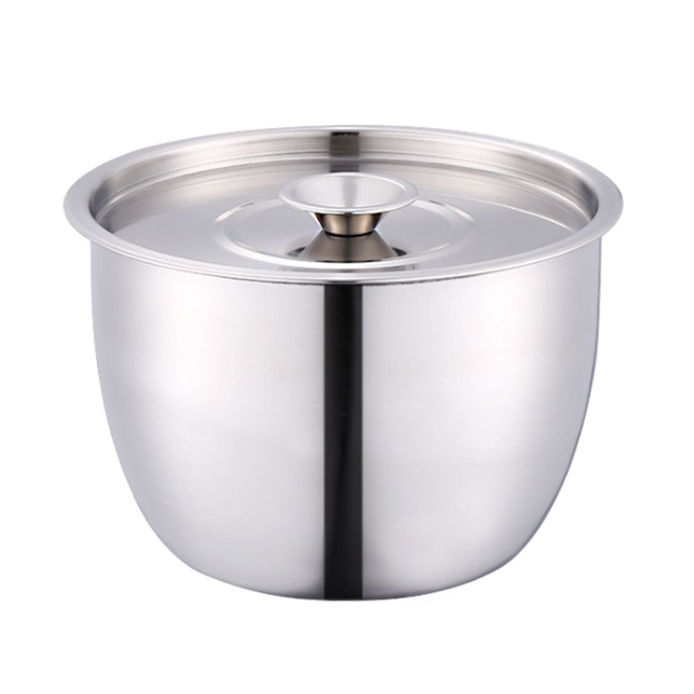 Stainless Steel Cake Mixing Basin with Lid Cream Basin Seasoning Bowl Baking Tools