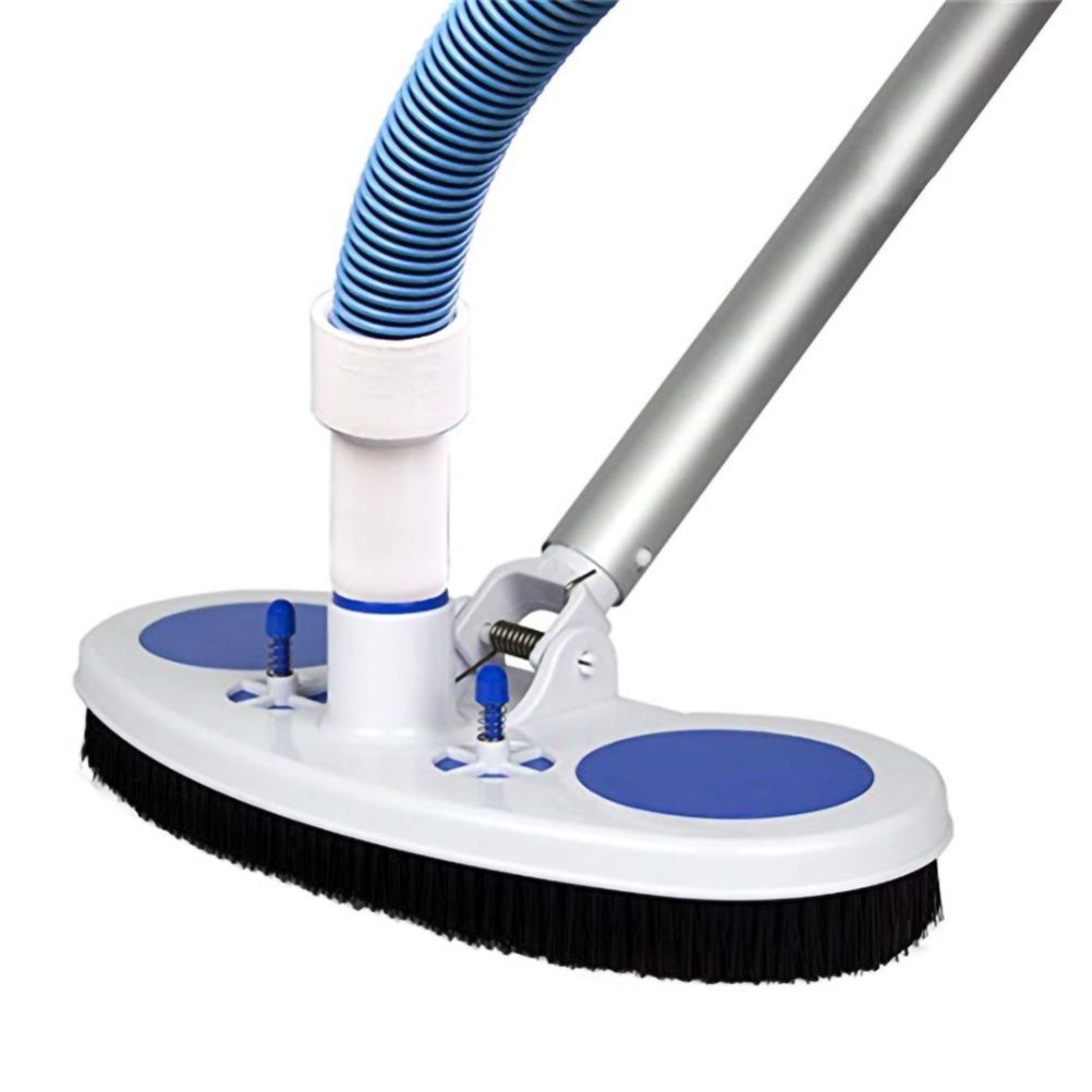13inch Weighted Pool Vacuum Head with Nylon Bristles Swivel Hose Connection Cleaner for Swimming Pool