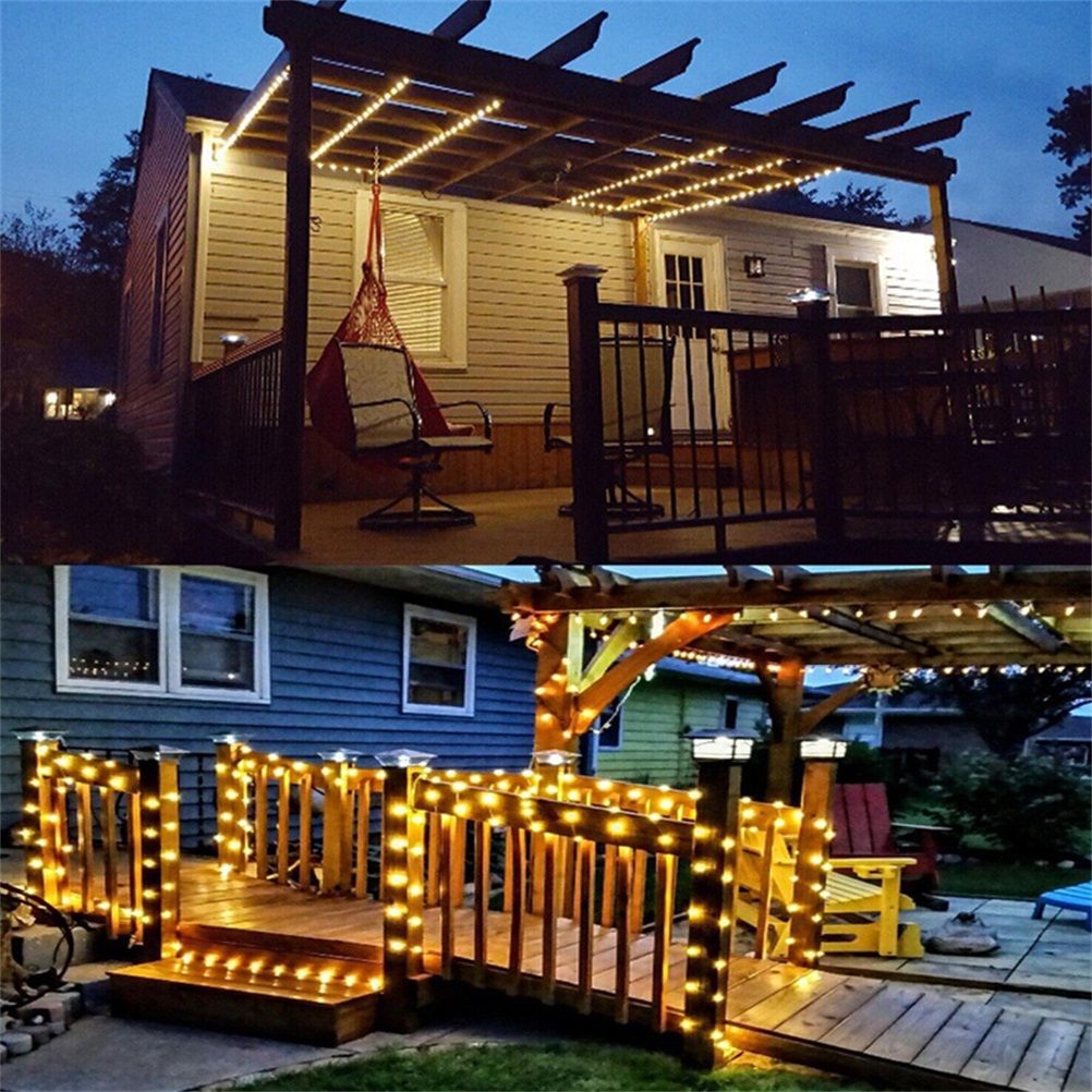 22M 200LEDs Solar String Light Waterproof Solar String Lights Outdoor Garden Solar Light Chain Holiday Christmas Tree Garland
