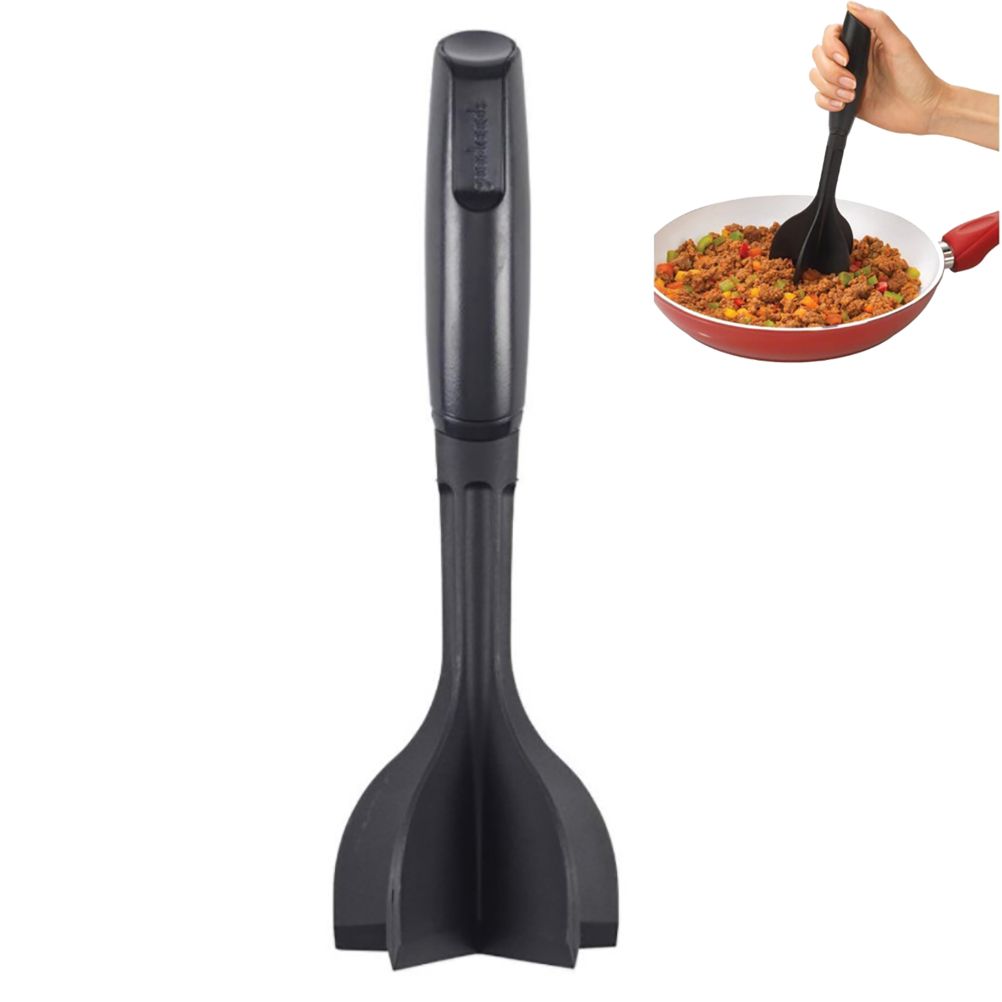 Meat Chopper Multifunctional Ground Beef Masher Burger Chopper Utensil Non Stick Cookware