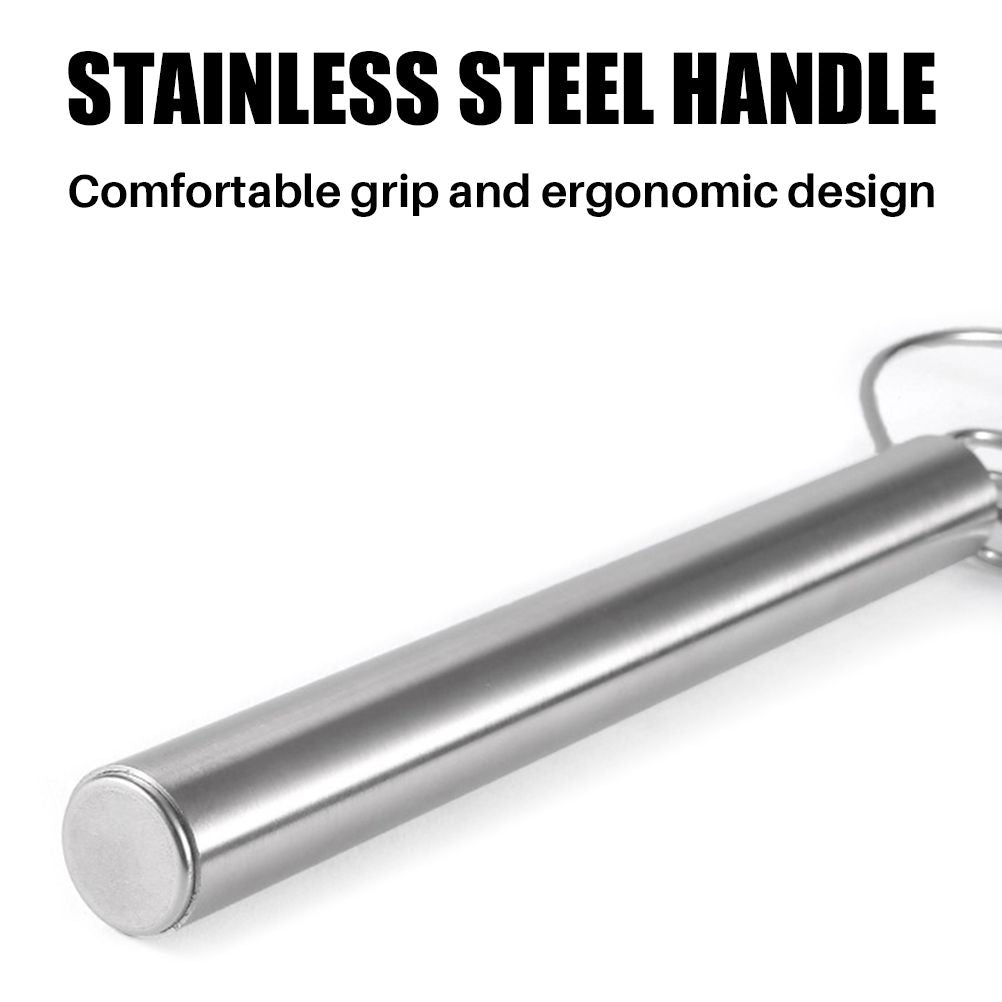 Stainless Steel Flour Coil Stirrer Flour Mixer Kitchen Blender Durable Lightweight Dough Whisk Flour Coil Mixer