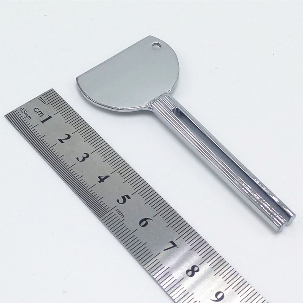 3PCS Toothpaste Squeezer Metal Aluminum Alloy Tube Toothpaste Roller Tube Wringer Dispenser for Beauty Silver