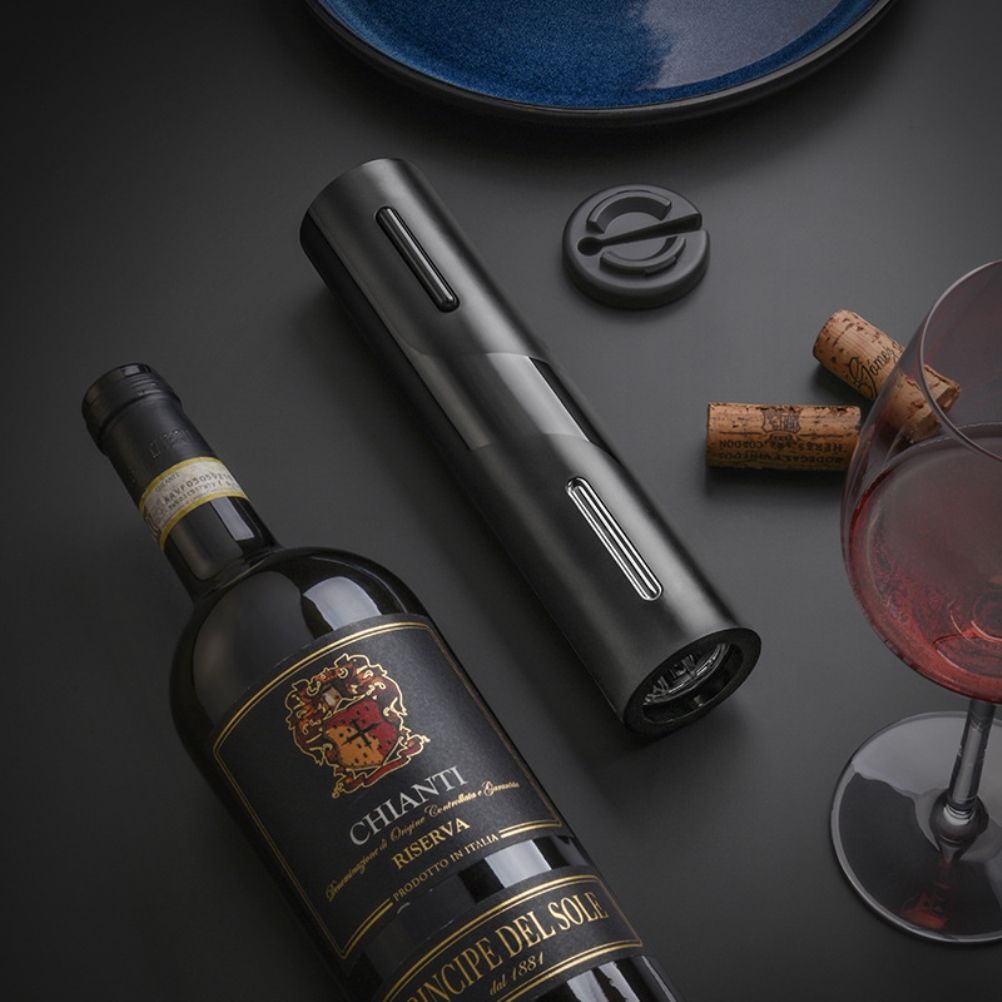 4 in 1 Wine Opener Set Electric Wine Opener Gift Set USB Charging Professional Bottle Opener for Home Restaurant Party
